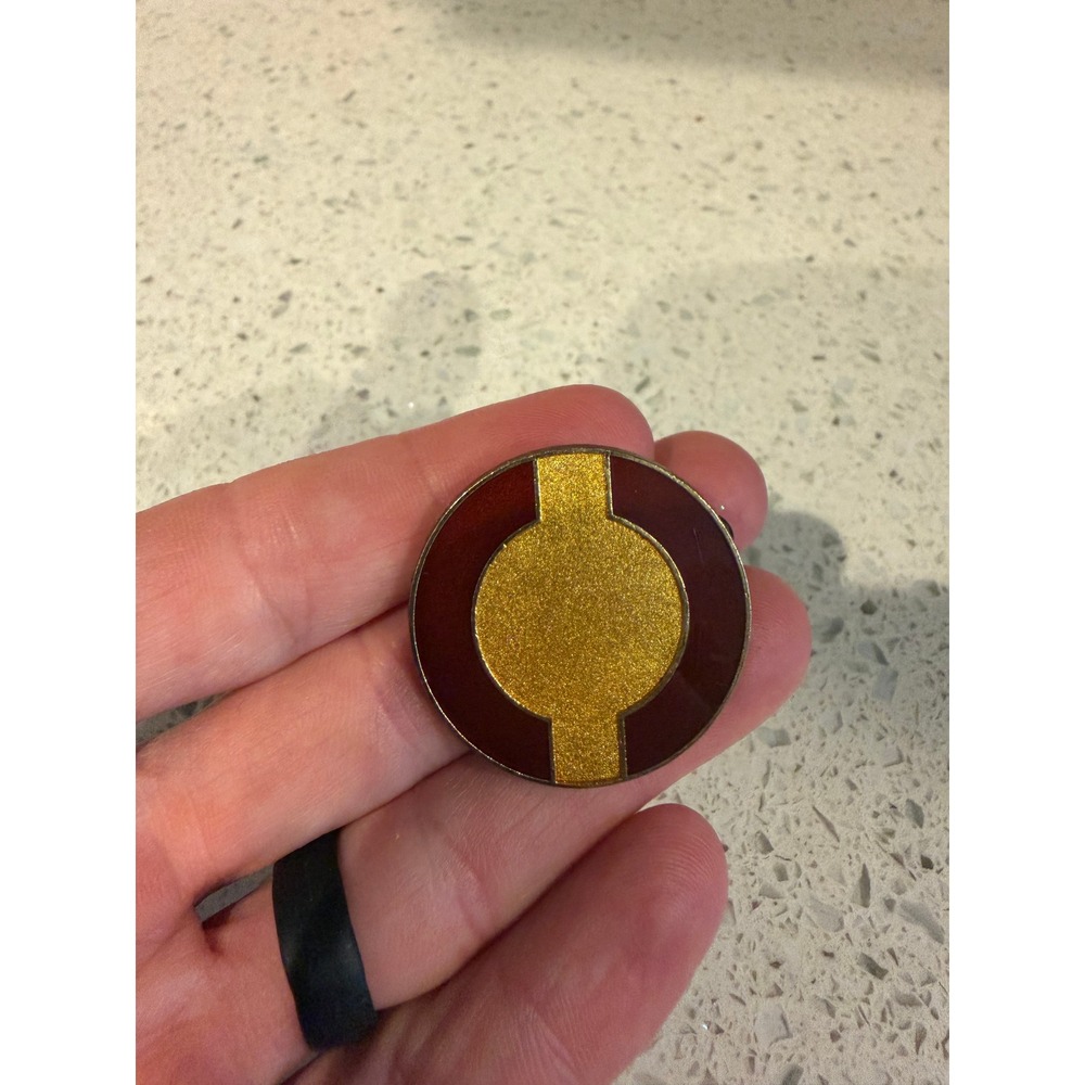 Disney Star Wars Open Circle Fleet Emblem Gold Glitter Pin